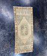 Turkish Mini Rug Oriental Hand Knotted Vintage Rug  1'5'' x  3'3'' #12197