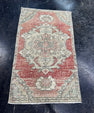 Turkish Mini Rug Oriental Hand Knotted Vintage Rug  1'9'' x  2'11'' #12198