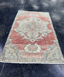 Turkish Mini Rug Oriental Hand Knotted Vintage Rug  1'9'' x  2'11'' #12198
