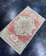 Turkish Mini Rug Oriental Hand Knotted Vintage Rug  1'9'' x  2'11'' #12198