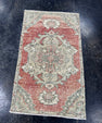 Turkish Mini Rug Oriental Hand Knotted Vintage Rug  1'9'' x  2'11'' #12198