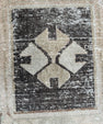 Turkish Mini Rug Oriental Hand Knotted Vintage Rug  1'8'' x  2'11'' #12199