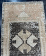 Turkish Mini Rug Oriental Hand Knotted Vintage Rug  1'8'' x  2'11'' #12199