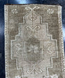 Turkish Mini Rug Oriental Hand Knotted Vintage Rug  1'5'' x  2'7'' #12201