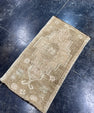 Turkish Mini Rug Oriental Hand Knotted Vintage Rug  1'5'' x  2'7'' #12201