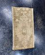 Turkish Mini Rug Oriental Hand Knotted Vintage Rug  1'5'' x  2'7'' #12201
