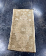 Turkish Mini Rug Oriental Hand Knotted Vintage Rug  1'5'' x  2'7'' #12201
