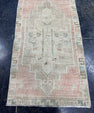 Turkish Mini Rug Oriental Hand Knotted Vintage Rug  1'7'' x  2'9'' #12202