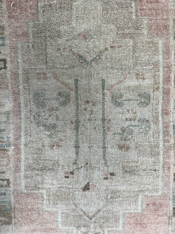 Turkish Mini Rug Oriental Hand Knotted Vintage Rug  1'7'' x  2'9'' #12202