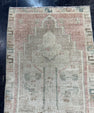 Turkish Mini Rug Oriental Hand Knotted Vintage Rug  1'7'' x  2'9'' #12202