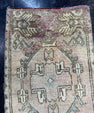 Turkish Mini Rug Oriental Hand Knotted Vintage Rug  1'7'' x  2'10'' #12196