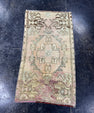 Turkish Mini Rug Oriental Hand Knotted Vintage Rug  1'7'' x  2'10'' #12196