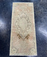 Turkish Mini Rug Oriental Hand Knotted Vintage Rug  1'6'' x  3'5'' #12192