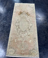 Turkish Mini Rug Oriental Hand Knotted Vintage Rug  1'6'' x  3'5'' #12192