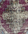 Turkish Mini Rug Oriental Hand Knotted Vintage Rug  1'4'' x  2'8'' #12194