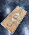 Turkish Mini Rug Oriental Hand Knotted Vintage Rug  1'7'' x  3'1'' #12195