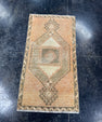 Turkish Mini Rug Oriental Hand Knotted Vintage Rug  1'7'' x  3'1'' #12195