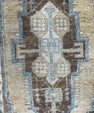 Turkish Mini Rug Oriental Hand Knotted Vintage Rug  1'7'' x  3'2'' #12189