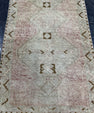 Turkish Mini Rug Oriental Hand Knotted Vintage Rug  1'10'' x  3'8'' #12188