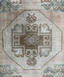 Turkish Mini Rug Oriental Hand Knotted Vintage Rug  1'6'' x  2'8'' #12187