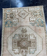 Turkish Mini Rug Oriental Hand Knotted Vintage Rug  1'6'' x  2'8'' #12187