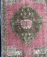 Turkish Mini Rug Oriental Hand Knotted Vintage Rug  1'8'' x  3'7'' #12183
