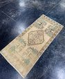 Turkish Mini Rug Oriental Hand Knotted Vintage Rug  1'8'' x  3'7'' #12182