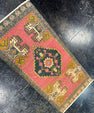 Turkish Mini Rug Oriental Hand Knotted Vintage Rug  1'7'' x  3'3'' #12181