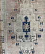 Turkish Mini Rug Oriental Hand Knotted Vintage Rug  1'8'' x  3'9'' #12180