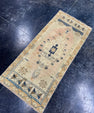 Turkish Mini Rug Oriental Hand Knotted Vintage Rug  1'8'' x  3'9'' #12180