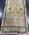 Turkish Mini Rug Oriental Hand Knotted Vintage Rug  1'7'' x  3'3'' #12179