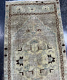 Turkish Mini Rug Oriental Hand Knotted Vintage Rug  1'7'' x  3'3'' #12179