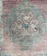 Turkish Mini Rug Oriental Hand Knotted Vintage Rug  1'7'' x  3'4'' #12177