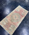 Turkish Mini Rug Oriental Hand Knotted Vintage Rug  1'7'' x  3'4'' #12177
