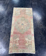 Turkish Mini Rug Oriental Hand Knotted Vintage Rug  1'7'' x  3'4'' #12177
