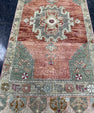 Turkish Mini Rug Oriental Hand Knotted Vintage Rug  1'8'' x  3'3'' #12176