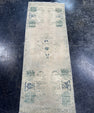 Turkish Mini Rug Oriental Hand Knotted Vintage Rug  1'5'' x  3'10'' #12172