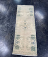 Turkish Mini Rug Oriental Hand Knotted Vintage Rug  1'5'' x  3'10'' #12172