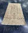 Turkish Mini Rug Oriental Hand Knotted Vintage Rug  1'8'' x  3'3'' #12167