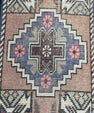 Turkish Mini Rug Oriental Hand Knotted Vintage Rug  1'6'' x  3'1'' #12168