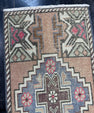 Turkish Mini Rug Oriental Hand Knotted Vintage Rug  1'6'' x  3'1'' #12168