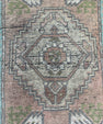 Turkish Mini Rug Oriental Hand Knotted Vintage Rug  1'6'' x  3'2'' #12169