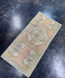 Turkish Mini Rug Oriental Hand Knotted Vintage Rug  1'6'' x  3'2'' #12169