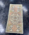 Turkish Mini Rug Oriental Hand Knotted Vintage Rug  1'6'' x  3'2'' #12169
