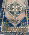 Turkish Mini Rug Oriental Hand Knotted Vintage Rug  1'9'' x  3'2'' #12171