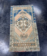 Turkish Mini Rug Oriental Hand Knotted Vintage Rug  1'9'' x  3'2'' #12171