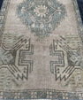 Turkish Mini Rug Oriental Hand Knotted Vintage Rug  1'8'' x  3'2'' #12166
