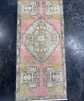 Turkish Mini Rug Oriental Hand Knotted Vintage Rug  1'6'' x  3'3'' #12165