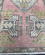 Turkish Mini Rug Oriental Hand Knotted Vintage Rug  1'6'' x  3'3'' #12165
