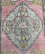 Turkish Mini Rug Oriental Hand Knotted Vintage Rug  1'6'' x  3'3'' #12165